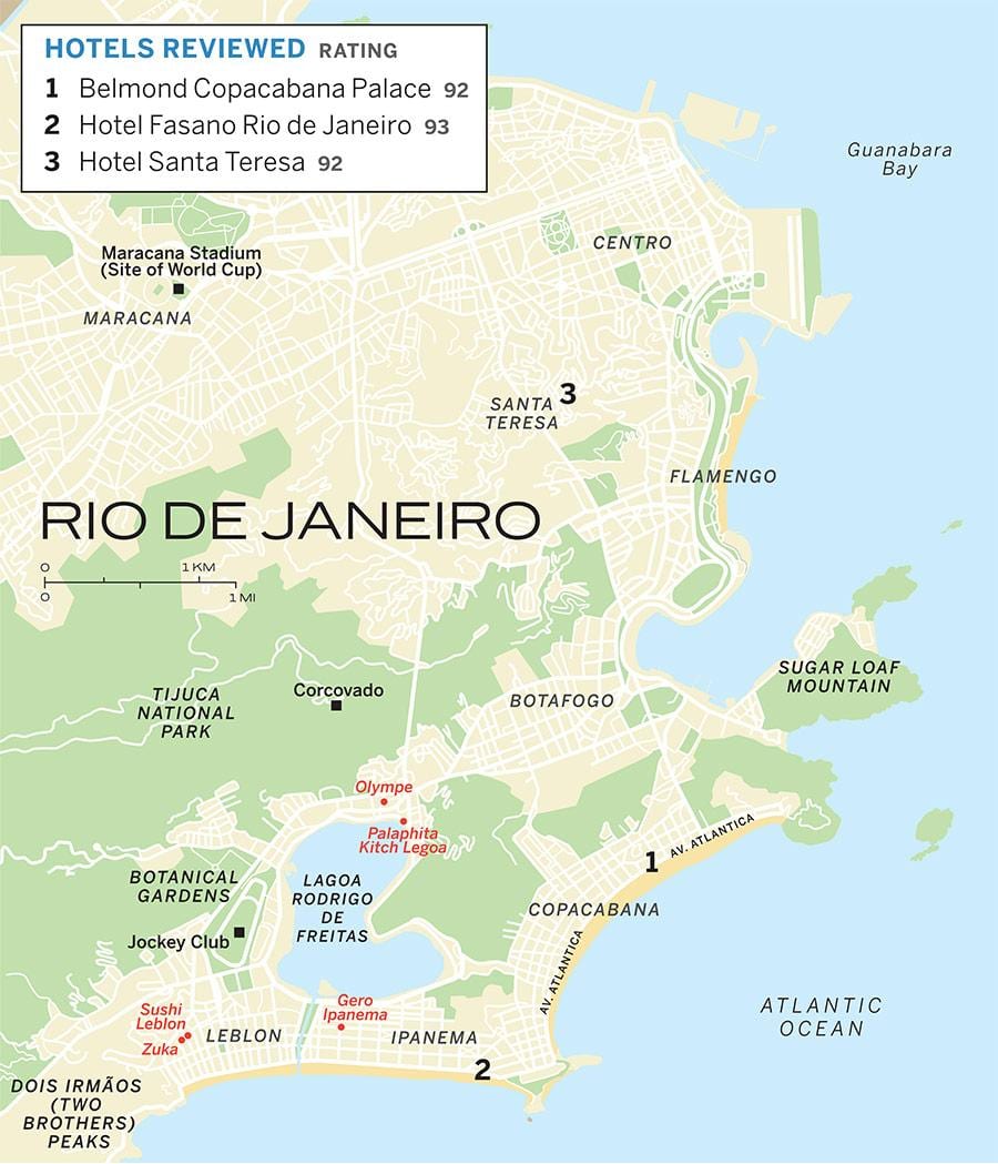 Rio de haneiro hotelak