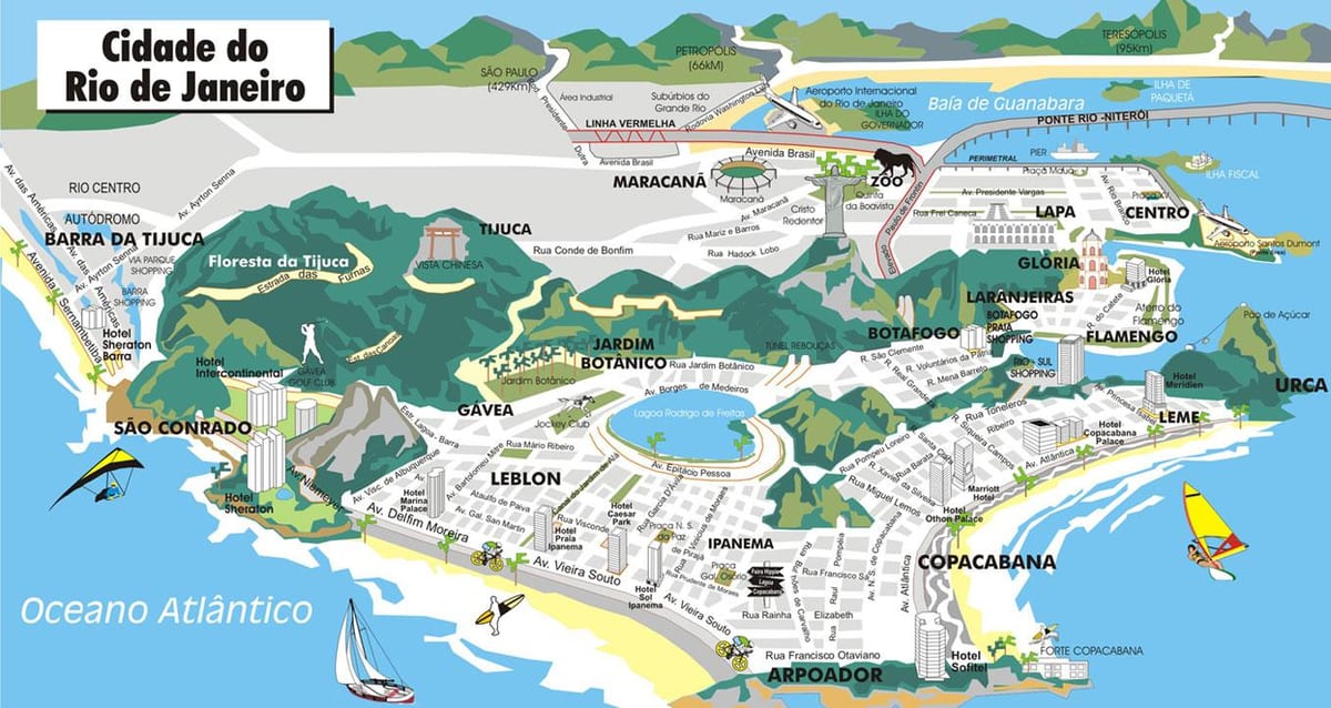 Rio de mapa