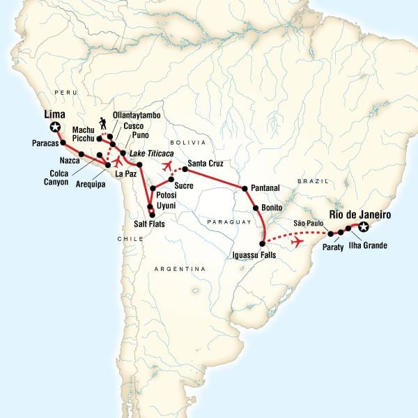 nola ibiltzen Rio mapa