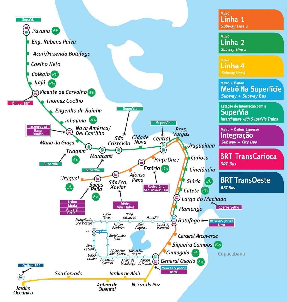 Rio de Janeiro lurpeko mapa