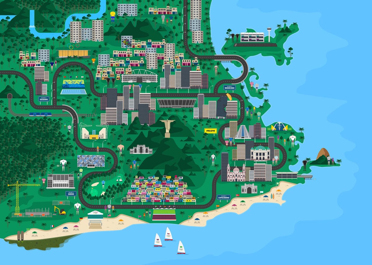 mapa interaktiboa Rio